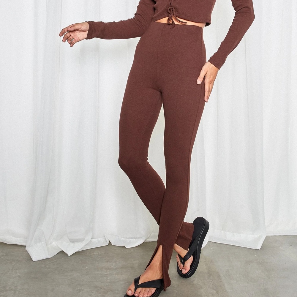 Motel Rocks Trousers Brown Leggings Pants